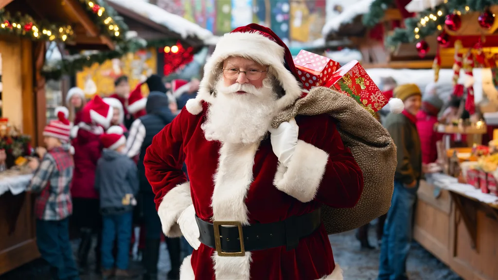 Marketplace Santa