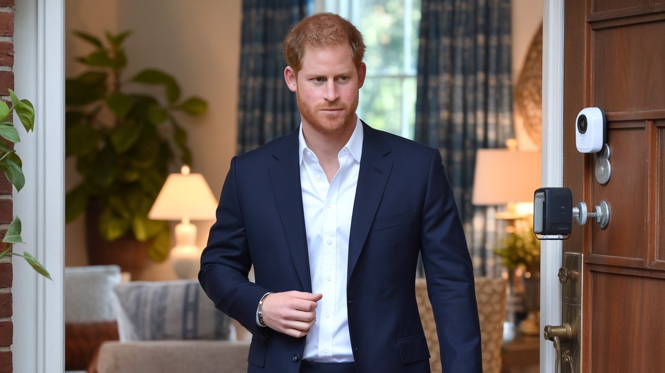 Prince Harry doorstep video doorbell